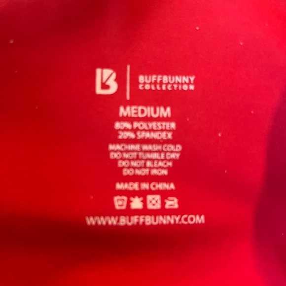 Buffbunny Collection Leggings / Yoga Pants – Size Medium – Red - Picture 4 of 4